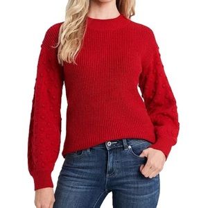 CeCe Red Sweater Size S